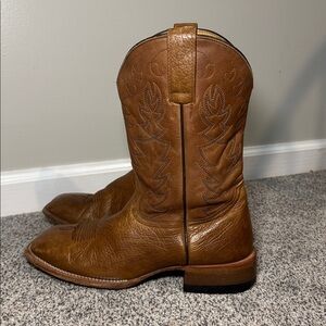 Cody James Boots Men 10 Brown Leather Jameson Cowboy Broad Square Toe BCJSP21L4